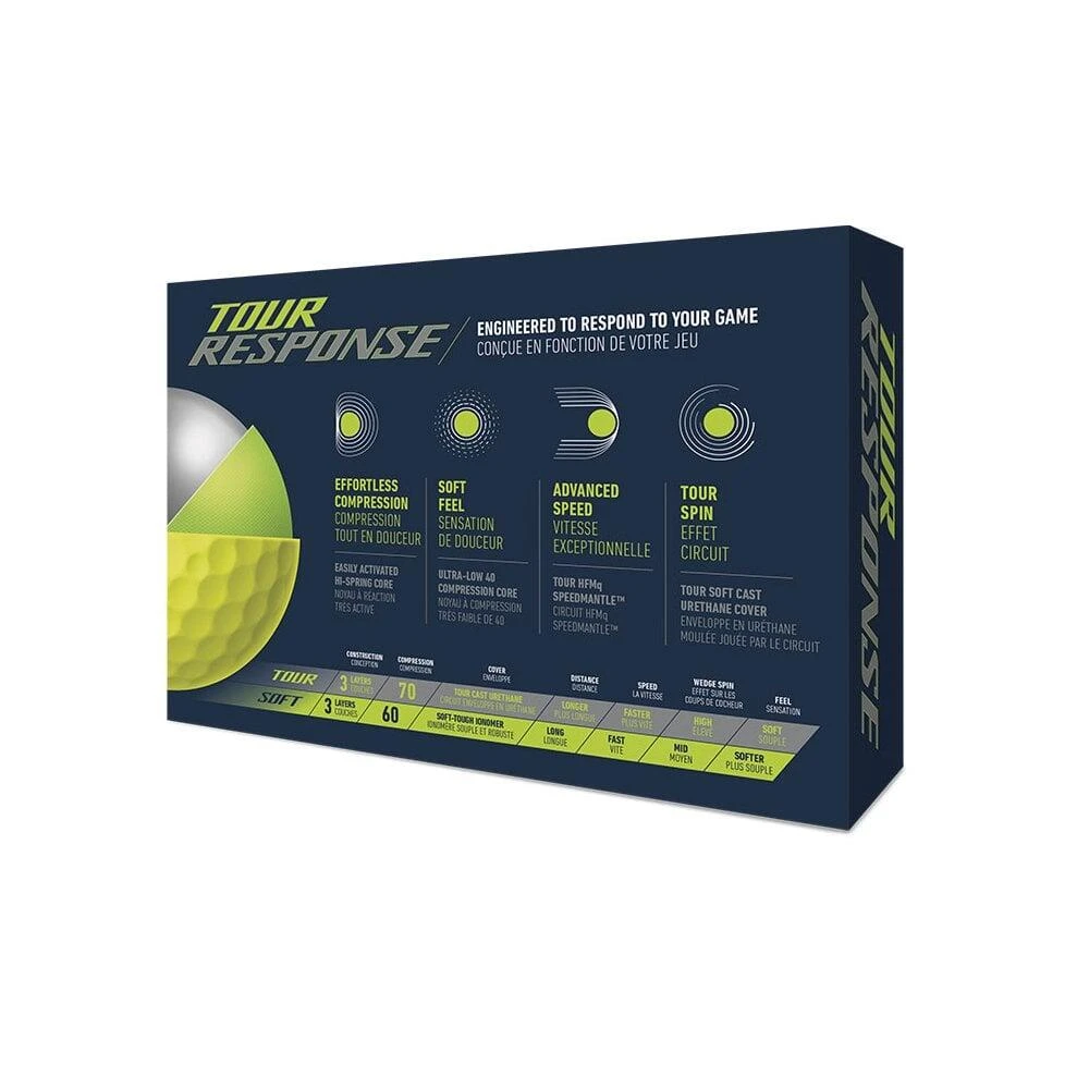 TaylorMade 2022 Tour Response Yellow Golf Balls Dz 3 TaylorMade 2022 Tour Response Yellow Golf Balls Dz - Image 3