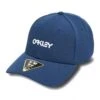 Oakley 6 Panel Stretch Metallic Hat POSEIDON/WHITE