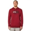 Oakley LOCKED IN B1B PO HOODIE SWEATSHIRT IRON RED