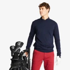 Men's Golf Crew Neck Pullover MW500 Black 28 Men's Golf Crew Neck Pullover MW500 Black -Eagle Swing Outlet k19f110b39739ed5c907aca6bc3db5c5b scaled