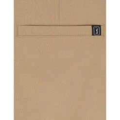 Mens Horizontal Textured Shorts (Khaki) -Eagle Swing Outlet k1bc834d9b3b57a53ddafbca97e36ca36