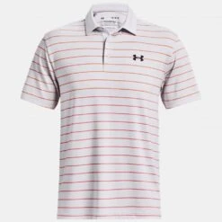 Under Armour Playoff 3.0 Stripe Polo Halo Gray/Orange -Eagle Swing Outlet k2179b88f7c1e56f36ed181c8f6d63ff3