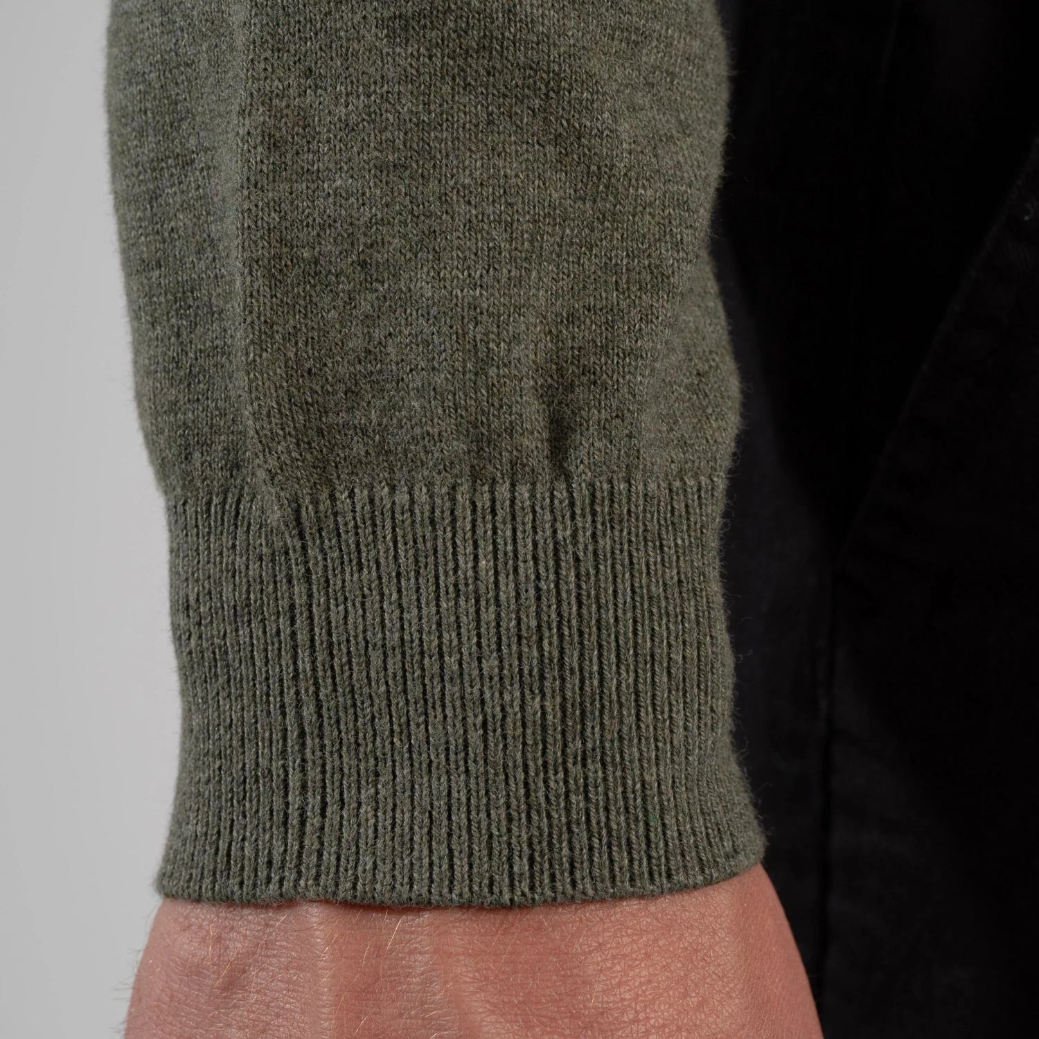 Men's Golf Crew Neck Pullover MW500 Black 19 Men's Golf Crew Neck Pullover MW500 Black - Image 19