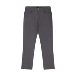 Mens Horizontal Textured Trousers (Grey)