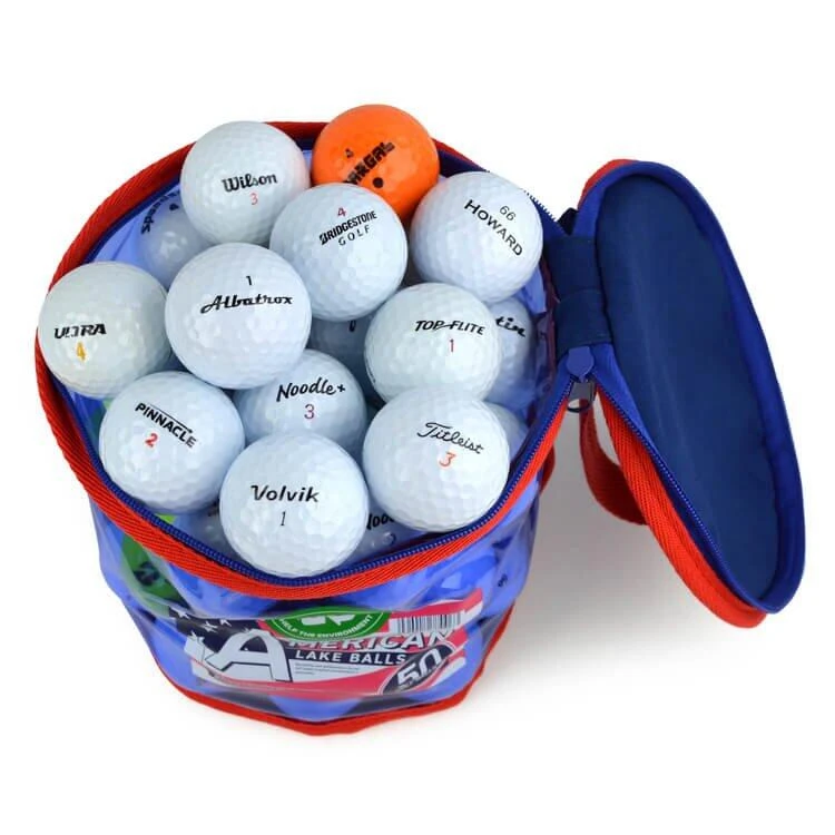 Second Chance 50 Practice Golf Balls With Reusable Zip Top Bag 2 Second Chance 50 Practice Golf Balls With Reusable Zip Top Bag - Image 2