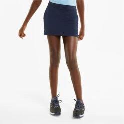 PUMA Kids Girls Golf Solid Knit Skirt