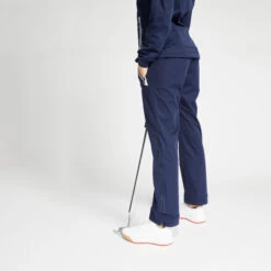 Women's Golf Waterproof Rain Trousers RW500 Navy Blue -Eagle Swing Outlet k42c805bf32b82f53ec4c8ef886da13de