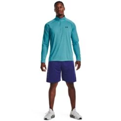 Under Armour Mens Tech 2.0 1/2 Zip Glacier Blue -Eagle Swing Outlet k431c1e18138d90af9614518c3d758588