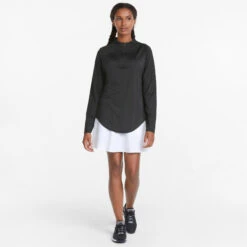 PUMA Womens Shine Quarter-Zip Golf Pullover Jumper Top -Eagle Swing Outlet k45dc75f0be5a0b5089ca3629c10ead09