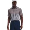 Under Armour Playoff 3.0 Stripe Polo Midnight Navy/Orange