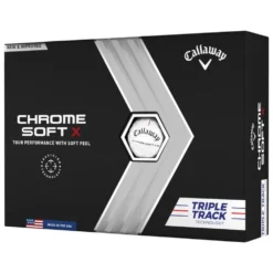 Callaway 2022 CHROME SOFT X TRIPLE TRACK Dozen Golf Balls
