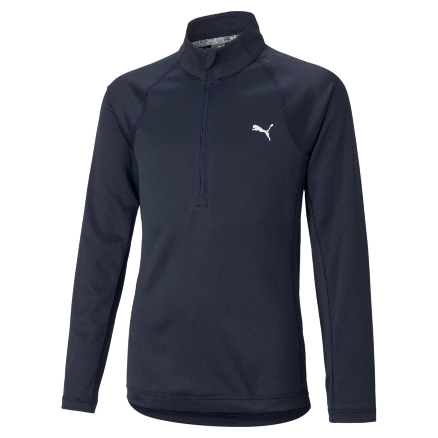 PUMA Kids Girls Quarter Zip Golf Pullover Jumper Top 4 PUMA Kids Girls Quarter Zip Golf Pullover Jumper Top - Image 4