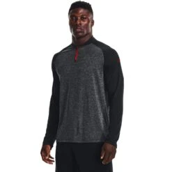Under Armour Tech 2.0 Novelty 1/4 Zip Black