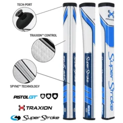 Superstroke Traxion Tour 1.0 White/Light Blue/Dark Blue