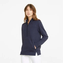 Puma Womens CLOUDSPUN Rockaway Half-Zip Golf Sweatshirt -Eagle Swing Outlet k58b6ae9eebdce42e112c658254fddf13