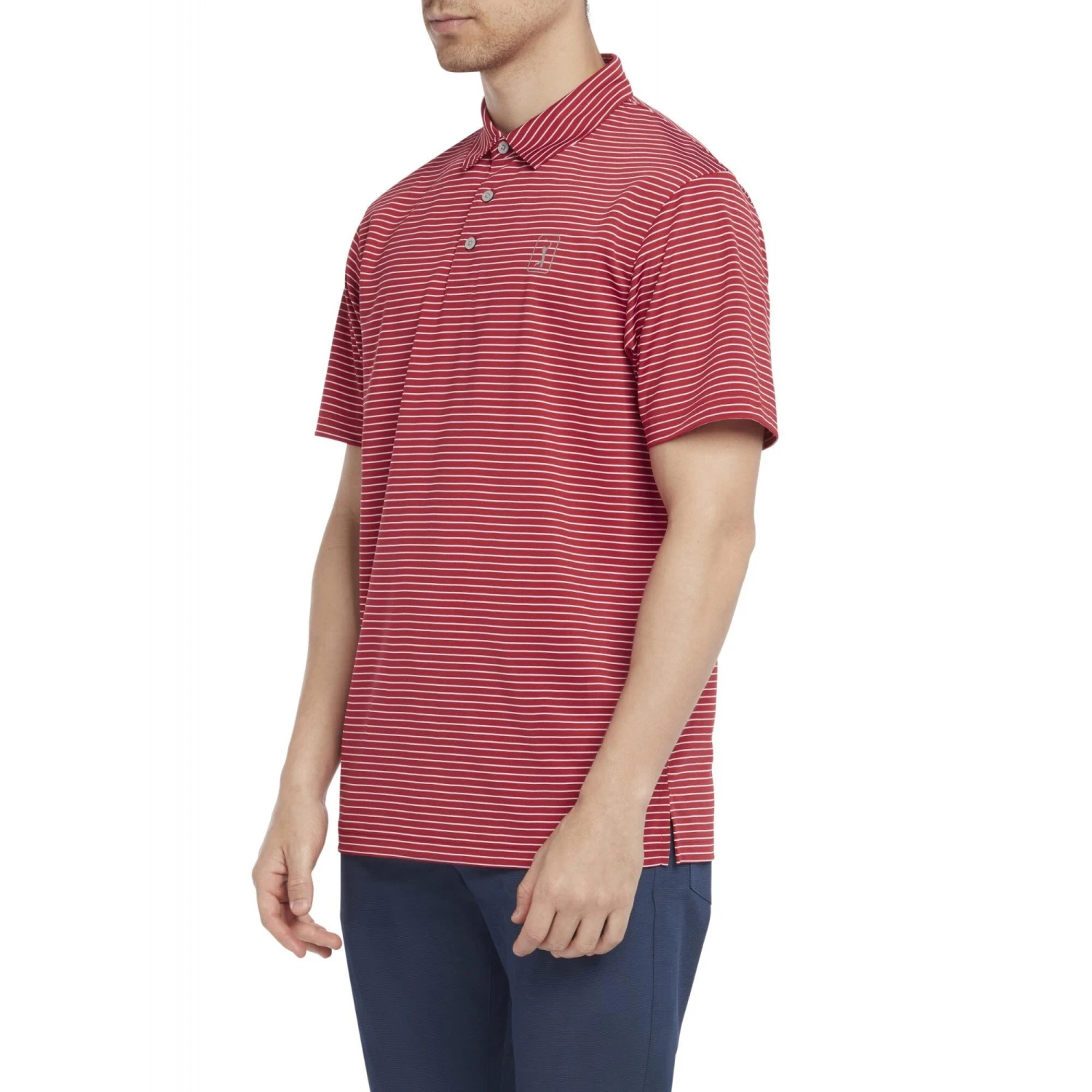 Mens Feeder Stripe Polo Shirt (Caviar) 7 Mens Feeder Stripe Polo Shirt (Caviar) - Image 7