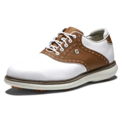 MEN'S GOLF SHOES FOOTJOY - TRADITION WHITE AND BROWN 11 MEN'S GOLF SHOES FOOTJOY - TRADITION WHITE AND BROWN -Eagle Swing Outlet k5d35ede920e2295b966b3b1b8db78a55