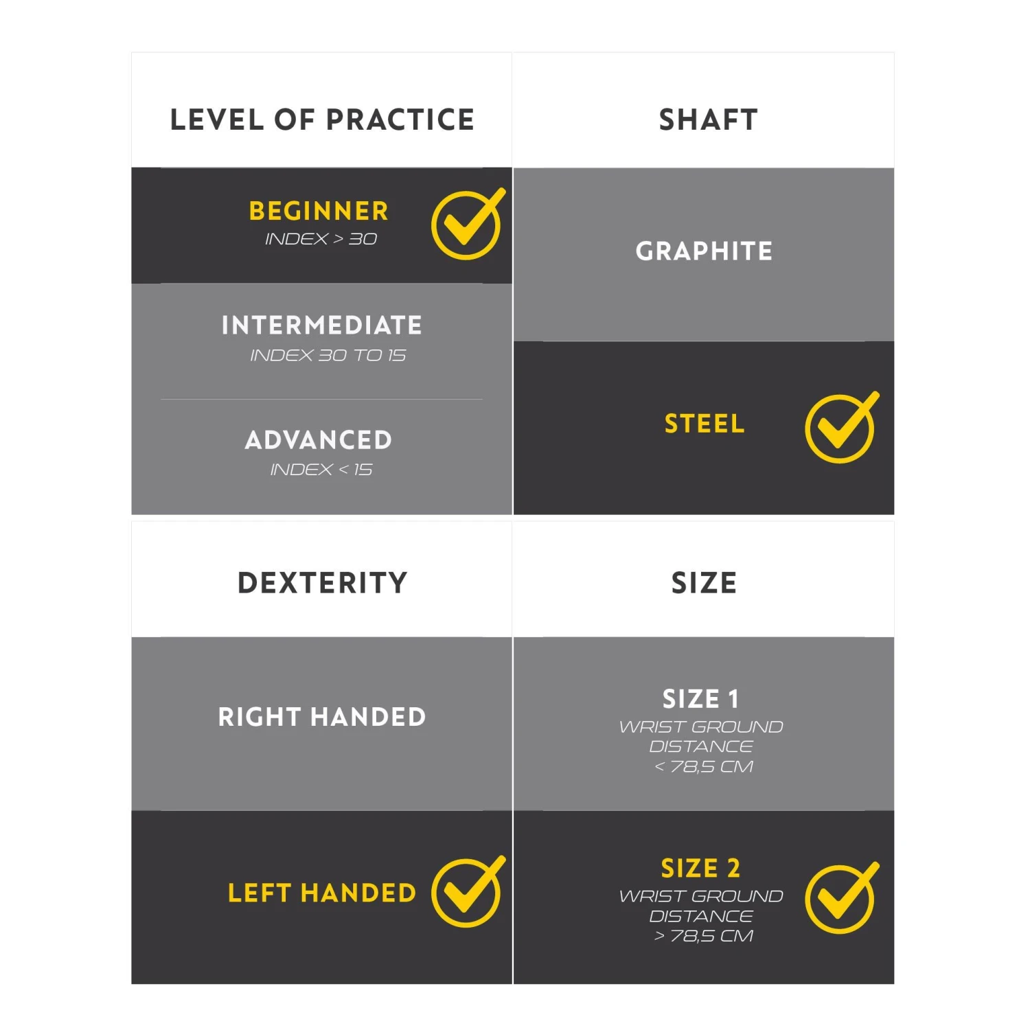 ADULT INDIVIDUAL GOLF IRON 100 LEFT HANDED SIZE 1 STEEL - INESIS 100 5 ADULT INDIVIDUAL GOLF IRON 100 LEFT HANDED SIZE 1 STEEL - INESIS 100 - Image 5