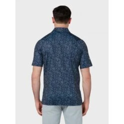 Callaway All Over Chev Print Polo PEACOAT -Eagle Swing Outlet k6613e02e863b6c7493c4c3604e74908d