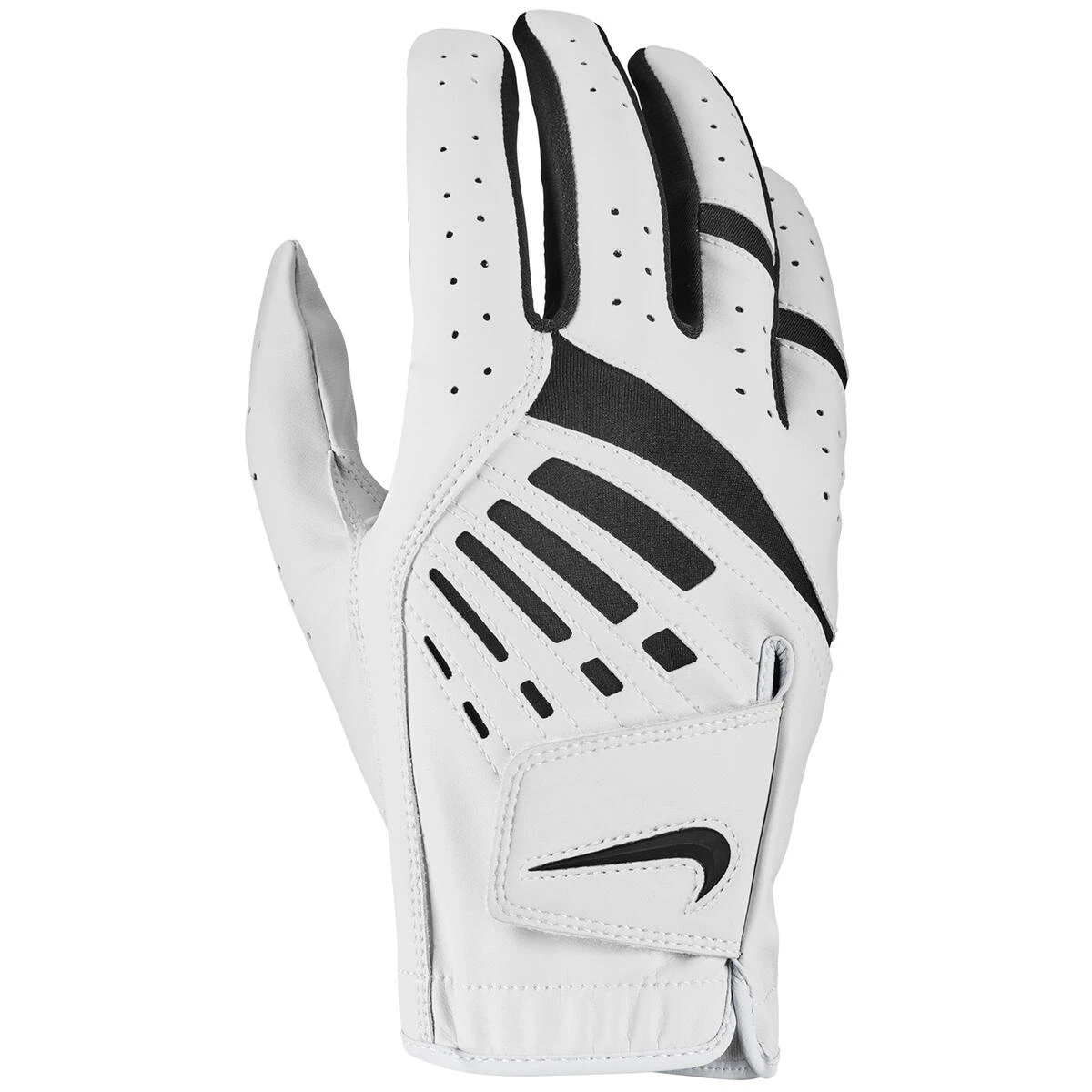 NIKE GOLF GLOVE MENS WHITE DURA FEEL (RIGHT HAND) 1 NIKE GOLF GLOVE MENS WHITE DURA FEEL (RIGHT HAND)