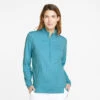 Puma Womens CLOUDSPUN Rockaway Half-Zip Golf Sweatshirt