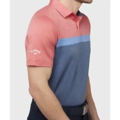 Callaway 2022 SOFT TOUCH COLOUR BLOCK POLO TEABERRY HTR -Eagle Swing Outlet k82a05ed50d05f72600bc0d439689bac0