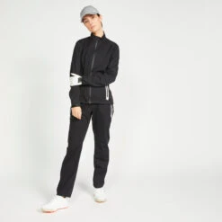 Women's Golf Waterproof Rain Trousers RW500 Navy Blue -Eagle Swing Outlet k832acdbc72cc880163d3162f35f3d487