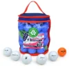 Second Chance 50 Practice Golf Balls With Reusable Zip Top Bag