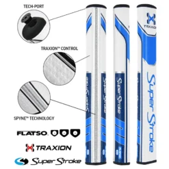 Superstroke Traxion Flatso 3.0 White/Light Blue/Dark Blue