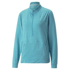 Puma Womens CLOUDSPUN Rockaway Half-Zip Golf Sweatshirt -Eagle Swing Outlet k973cc19383a06352b4501050cf13d2e4