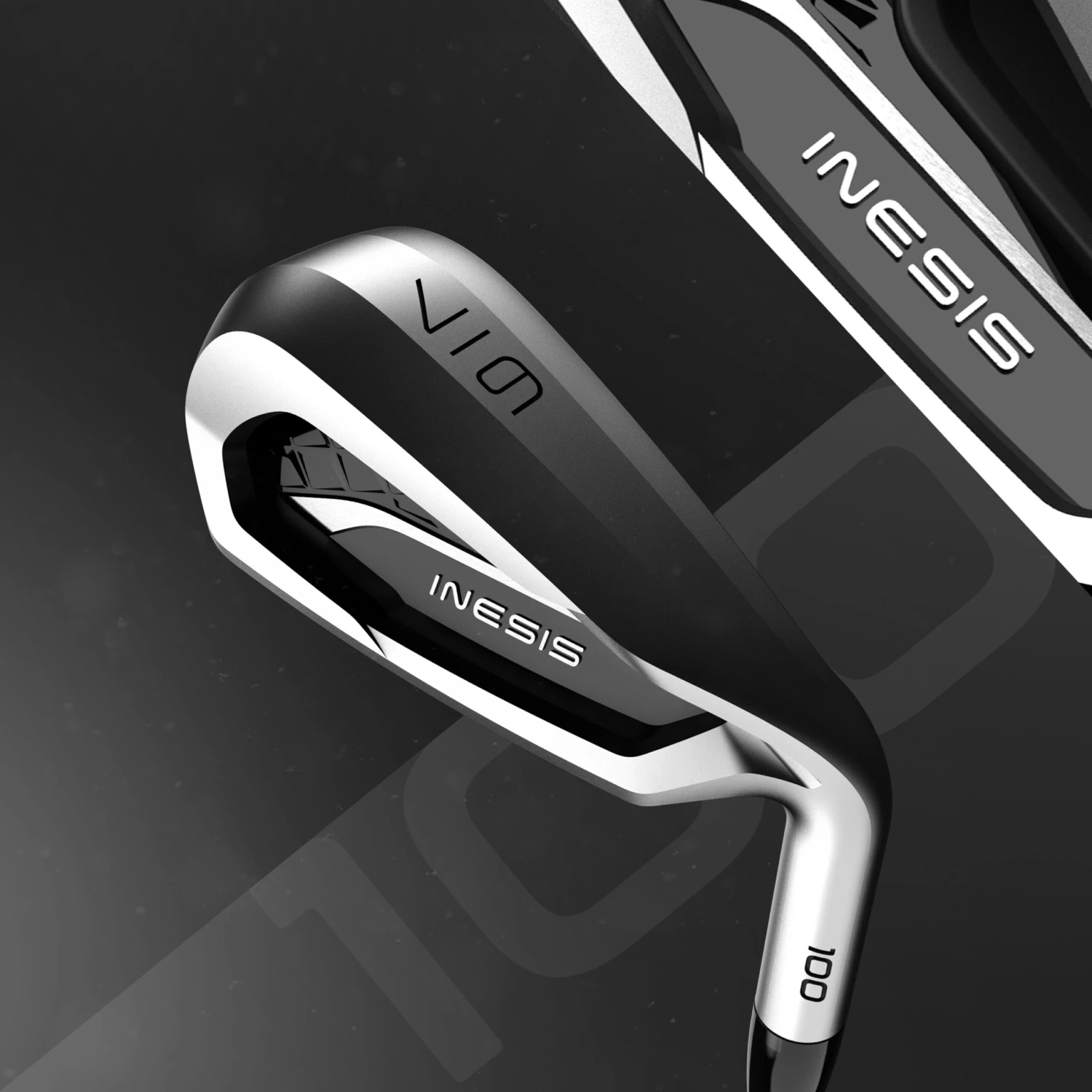 ADULT INDIVIDUAL GOLF IRON 100 LEFT HANDED SIZE 1 STEEL - INESIS 100 6 ADULT INDIVIDUAL GOLF IRON 100 LEFT HANDED SIZE 1 STEEL - INESIS 100 - Image 6