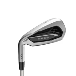 ADULT INDIVIDUAL GOLF IRON 100 LEFT HANDED SIZE 1 STEEL - INESIS 100