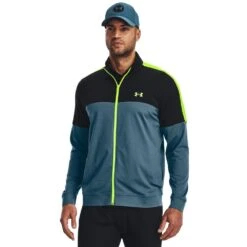 Under Armour Mens Storm Midlayer FZ Static Blue/Black