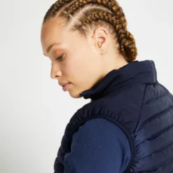 Women's Golf Winter Sleeveless Padded Jacket CW500 Navy Blue -Eagle Swing Outlet kb7b62b878699e62485657f8477523f0c scaled