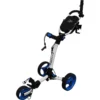 AXGLO TRILITE 3 WHEEL GOLF TROLLEY – WHITE / BLUE
