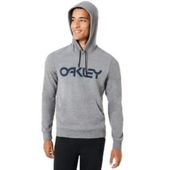 Oakley B1B PO HOODIE Athletic Heather Grey
