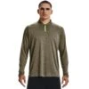 Under Armour Mens Tech 2.0 Novelty 1/4 Zip Tent Green