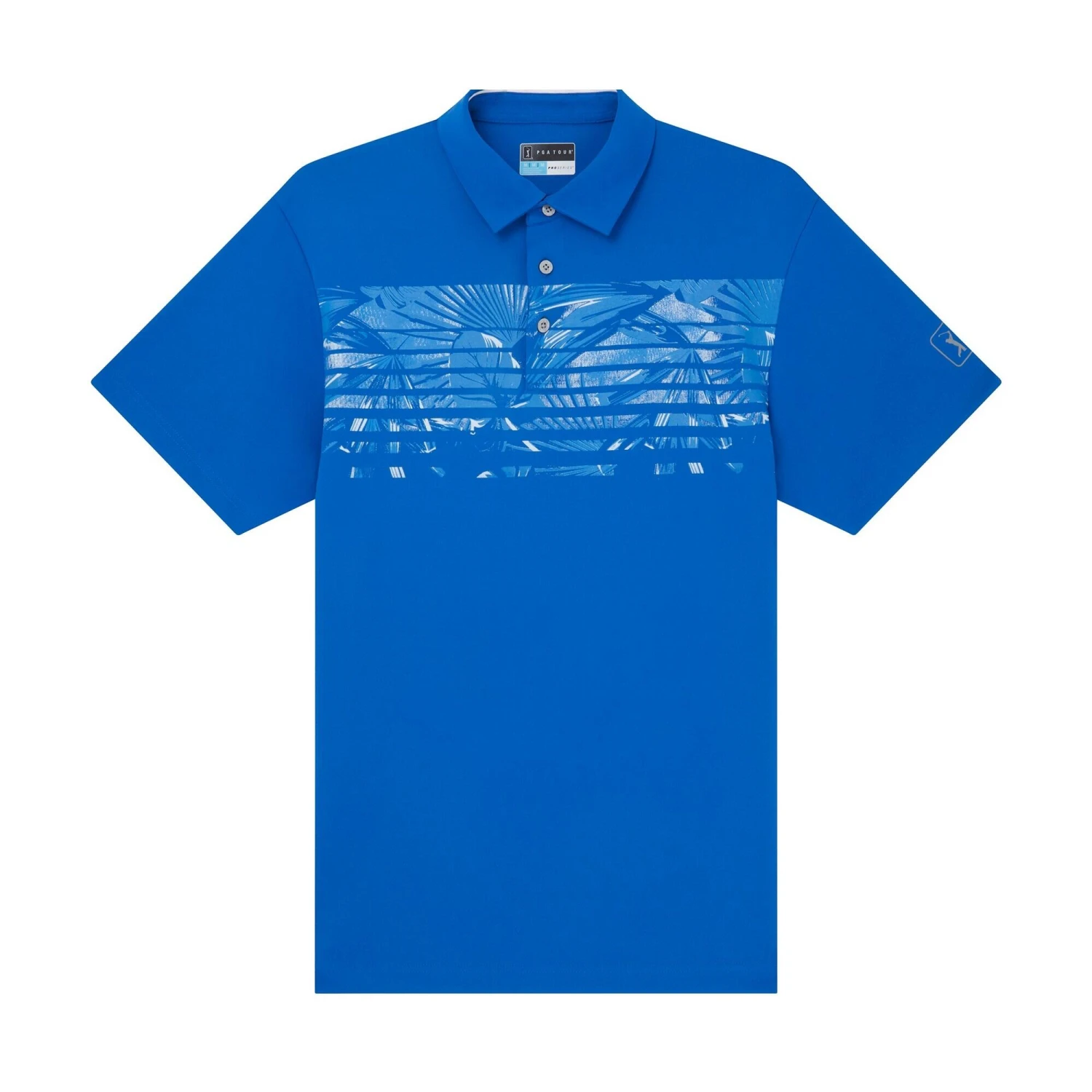 Mens Engineered Tropical Polo Shirt (Caviar) 8 Mens Engineered Tropical Polo Shirt (Caviar) - Image 8