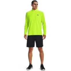 Under Armour Mens Tech 2.0 1/2 Zip Lime Surge -Eagle Swing Outlet kccd25ffefe7dc405fca01876950162c5