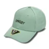 Oakley 6 Panel Stretch Metallic Hat New Jade