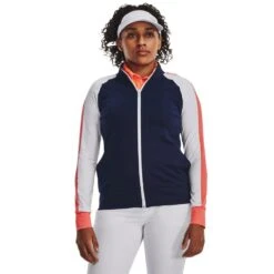 Under Armour Womens Storm Midlayer FZ Midnight Navy/White