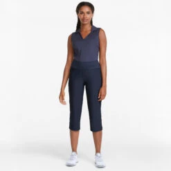 PUMA Womens PWRSHAPE Golf Capri Pants Trousers -Eagle Swing Outlet kd7c3ac44715749297fb8d52cdf084780