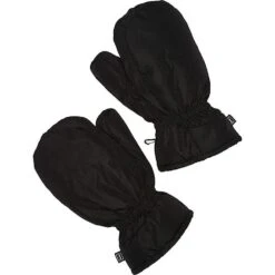 Mens Woven Logo Cart Mitts (Caviar)