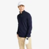Men's Golf Windproof Pullover MW500 Navy Blue