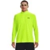 Under Armour Mens Tech 2.0 1/2 Zip Lime Surge