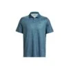 Under Armour Mens Perf 3.0 Printed Polo Static Blue/White