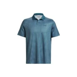 Under Armour Mens Perf 3.0 Printed Polo Static Blue/White