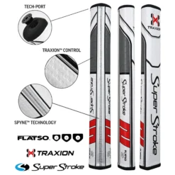 Superstroke Traxion Flatso 2.0 White/Red/Grey