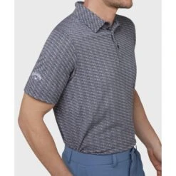 Callaway 2022 TYE DYE FOULARD PRINT POLO CAVIAR -Eagle Swing Outlet kf772ca5ca3acb4334c4d1f0188f6e1fc